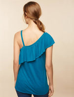 Load image into Gallery viewer, Ruffled One Shoulder Maternity Top
