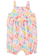Load image into Gallery viewer, Pastel Floral Romper
