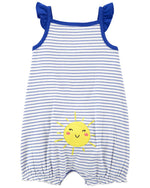Load image into Gallery viewer, Sunshine Striped Romper
