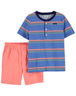 Load image into Gallery viewer, Striped Shades 2-Piece Toddler Set
