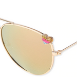 Load image into Gallery viewer, Heart Aviator Sunglasses
